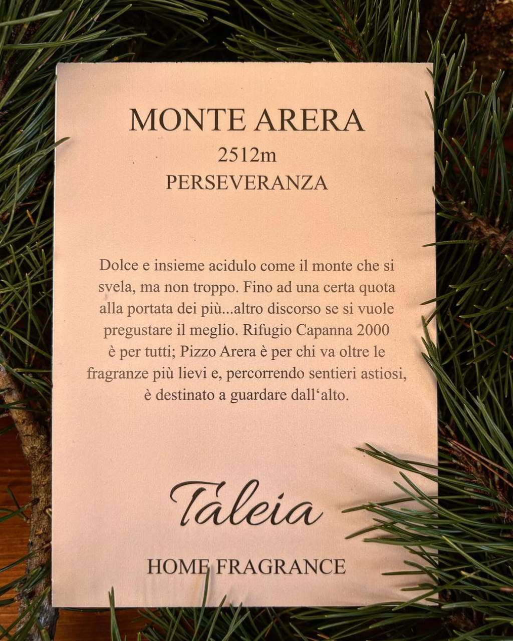 MONTE ARERA – Diffusore a midollini 500ml