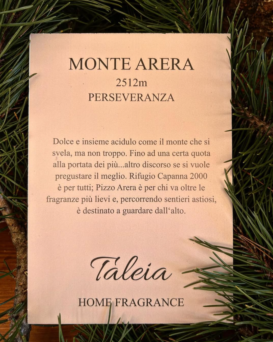 MONTE ARERA - Profumatore auto